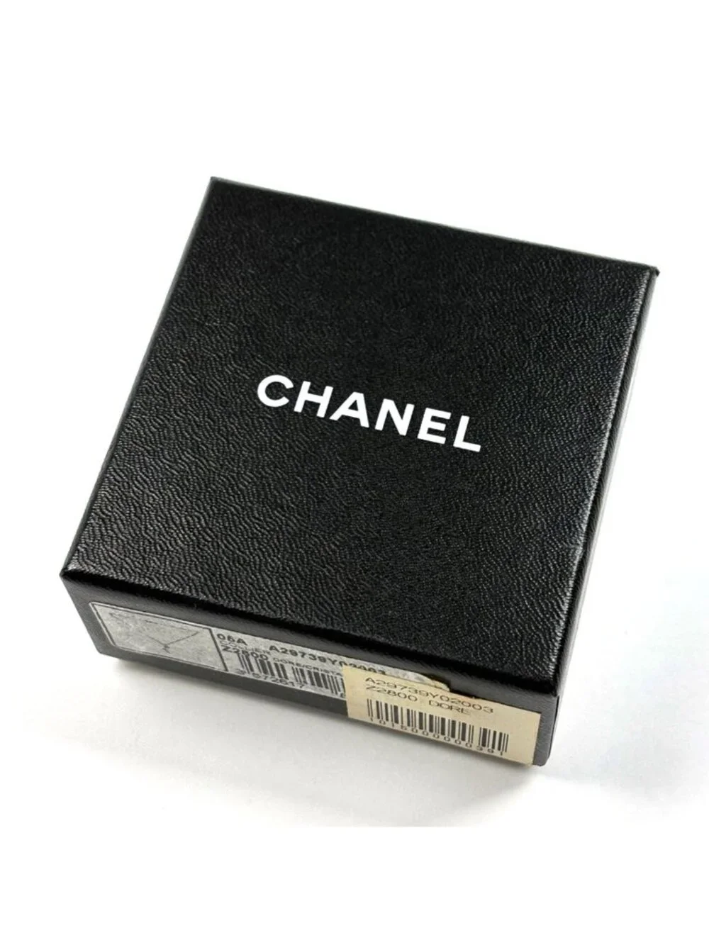 Chanel CC Logo Rhinestone Necklace High Heels Gold Plated